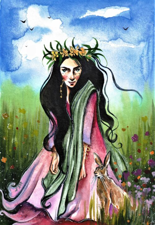 La dame du printemps - Tirage d'art