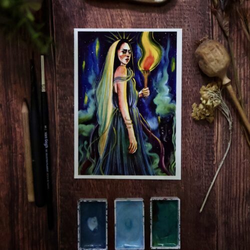 La Gardienne des Torches • Tirage d’art