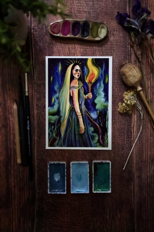 La Gardienne des Torches • Tirage d’art