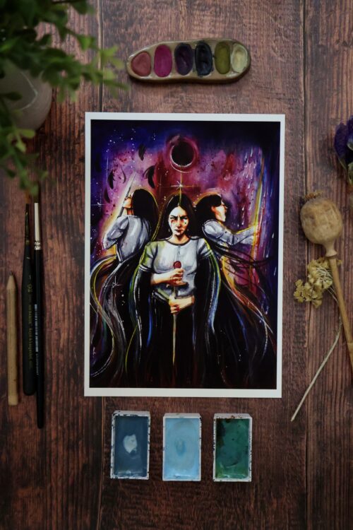 La Morrigan  (druidesses) • Tirage d'art