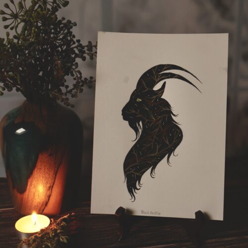 Black Phillip • Tirage d’art