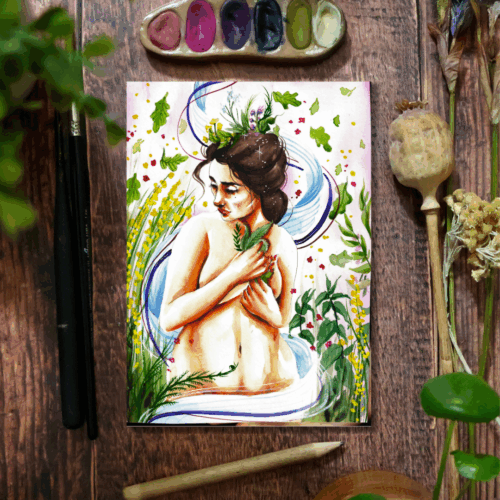 Blodeuwedd • Tirage d'art