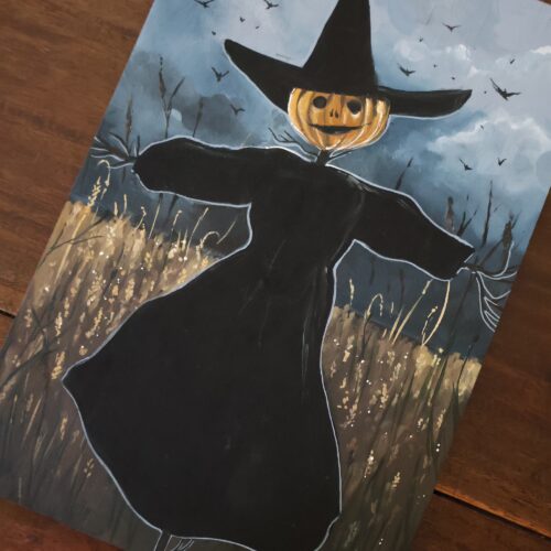 Hallowtide - Original sur bois