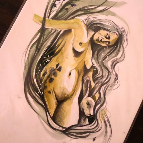 Ode à la vie - Original sur papier