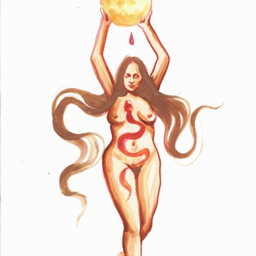Pleine lune Scorpion • Tirage d’art