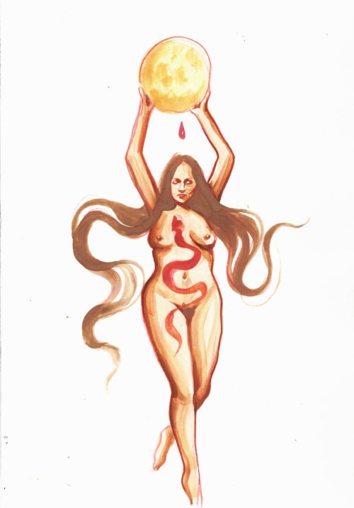 Pleine lune Scorpion • Tirage d’art