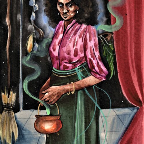 La Gardienne des chaudrons • Tirage d’art