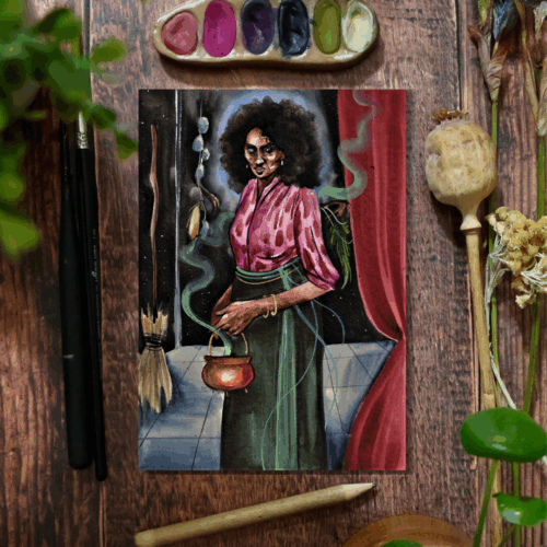 La Gardienne des Chaudrons • Tirage d’art