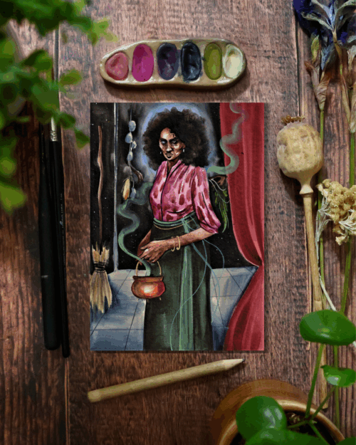 La Gardienne des Chaudrons • Tirage d’art