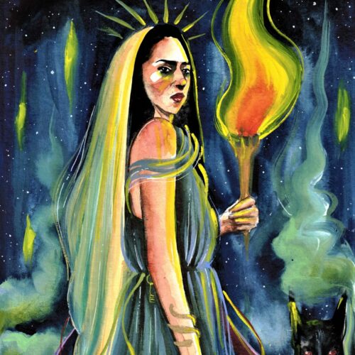 La Gardienne des Torches • Tirage d’art