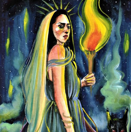 La Gardienne des Torches • Tirage d’art