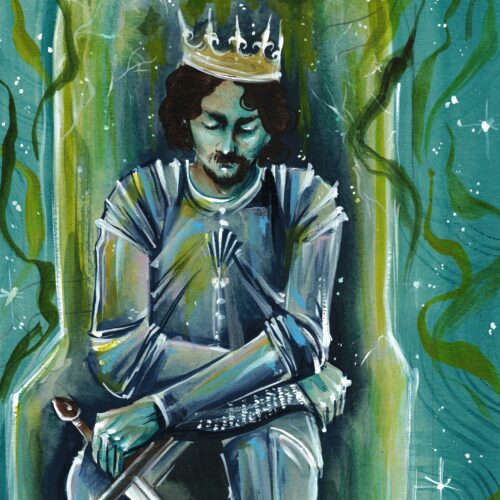 Le roi de coupes • Tirage d'art