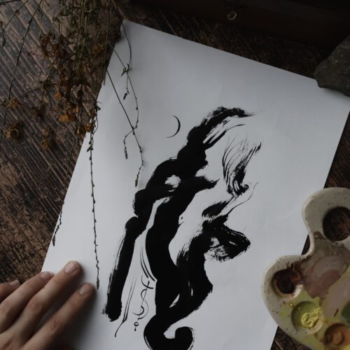 La Vieille Femme • Original A4