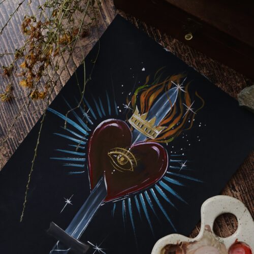 Le Coeur sacré • Original A4 (issu de l'oracle MM)
