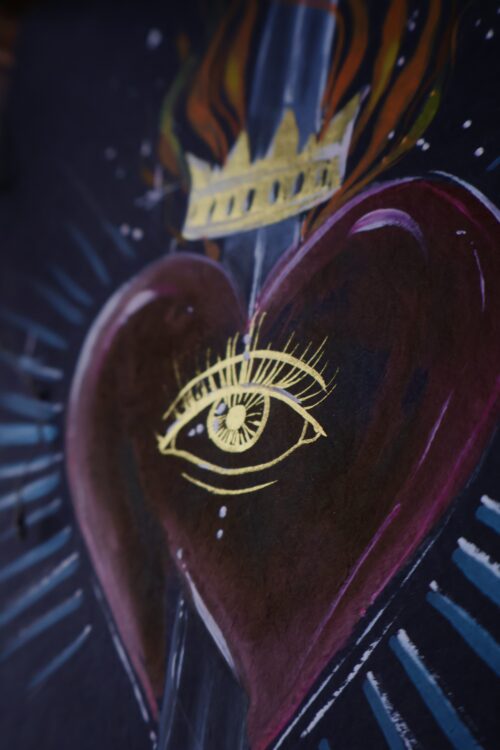 Le Coeur sacré • Original A4 (issu de l'oracle MM) – Image 2
