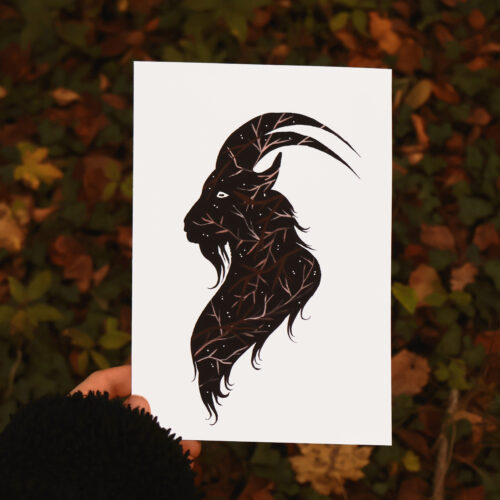 Black Phillip • Tirage d’art