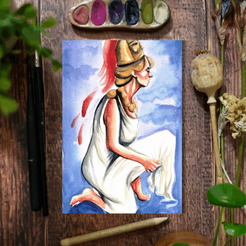 Athéna (Oracle) • Tirage d'art