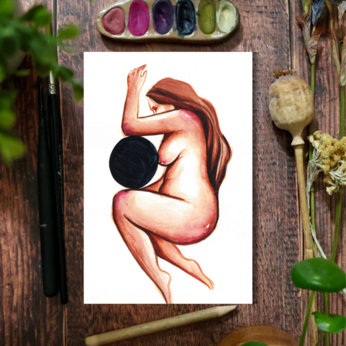 Nouvelle Lune en Capricorne • Tirage d’art