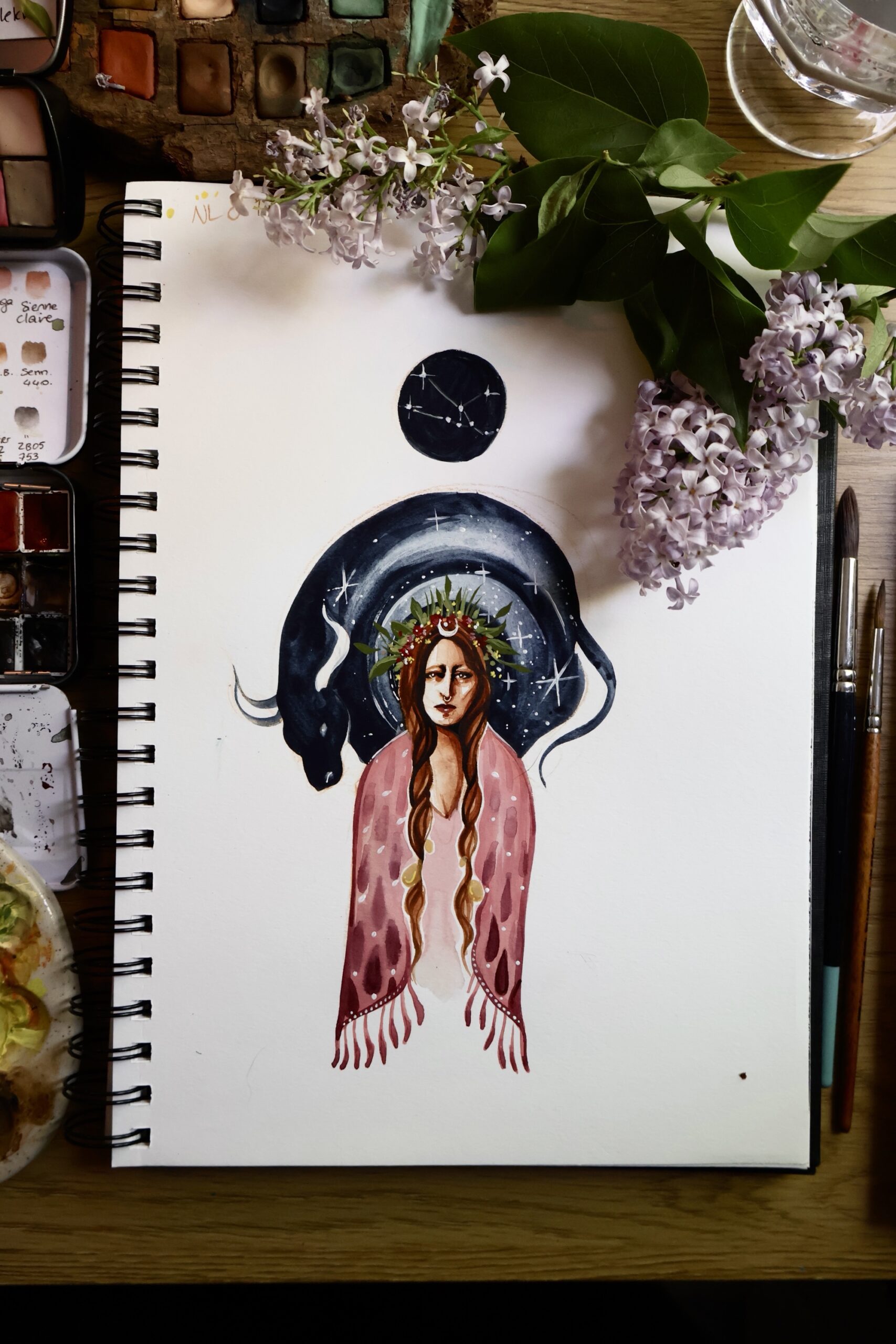 Nouvelle Lune en Taureau • Tirage d’art collector (A5) – Image 2