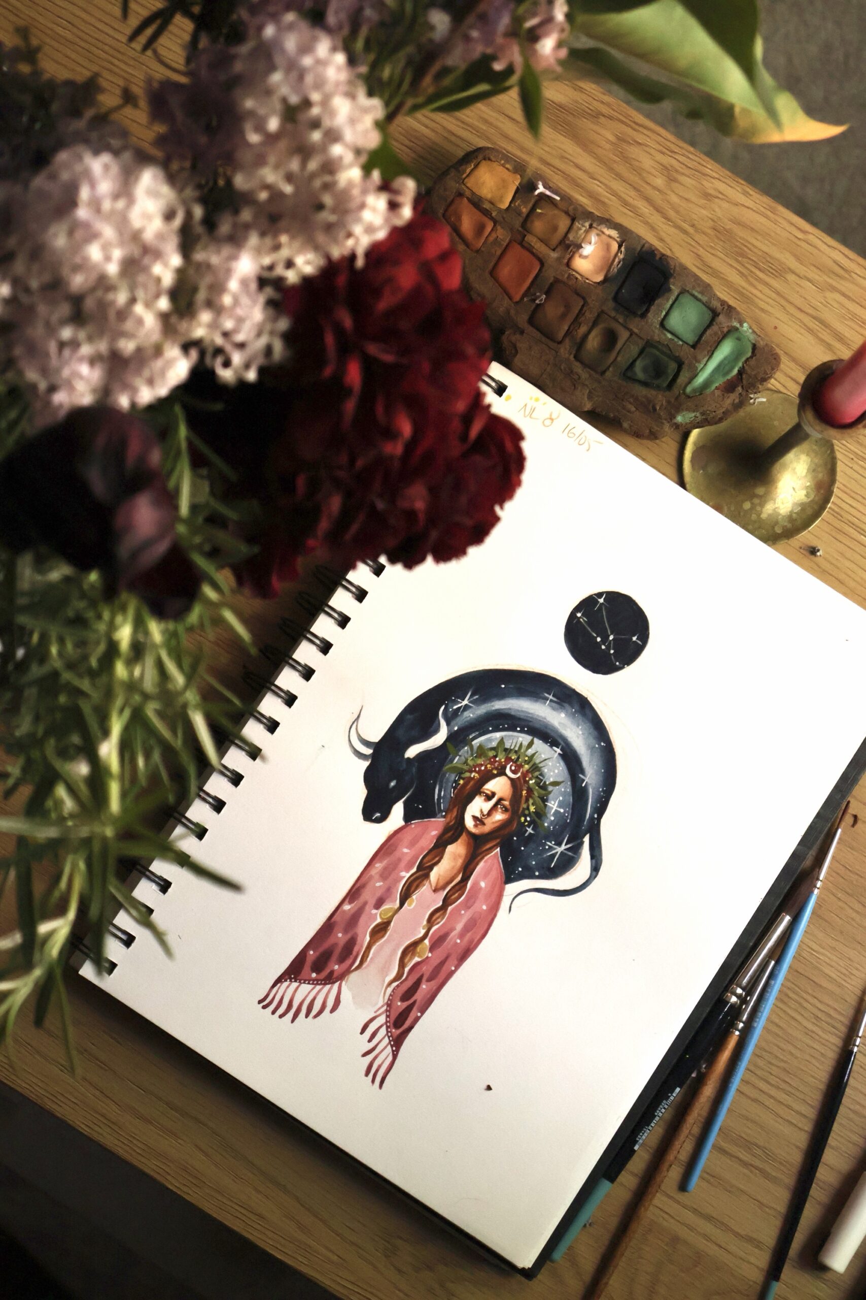 Nouvelle Lune en Taureau • Tirage d’art collector (A5) – Image 4
