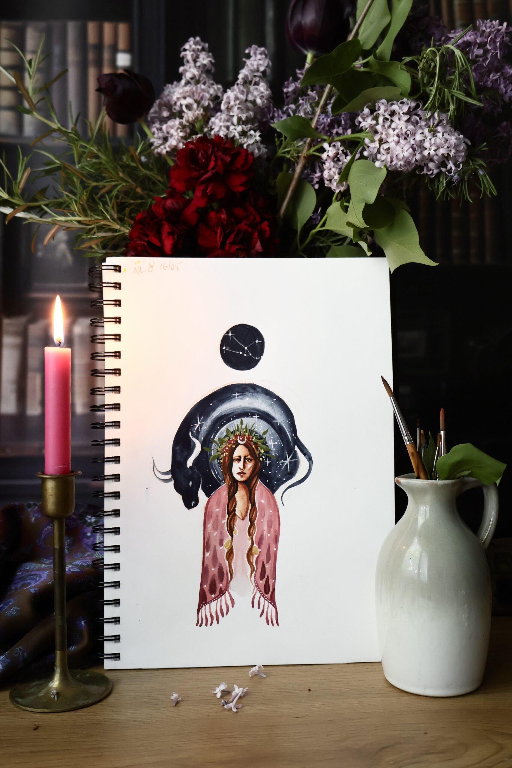 Nouvelle Lune en Taureau • Tirage d’art collector (A5) – Image 5