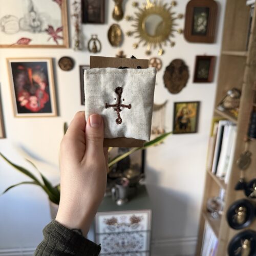 Sachet-charme en tissu - Fait main