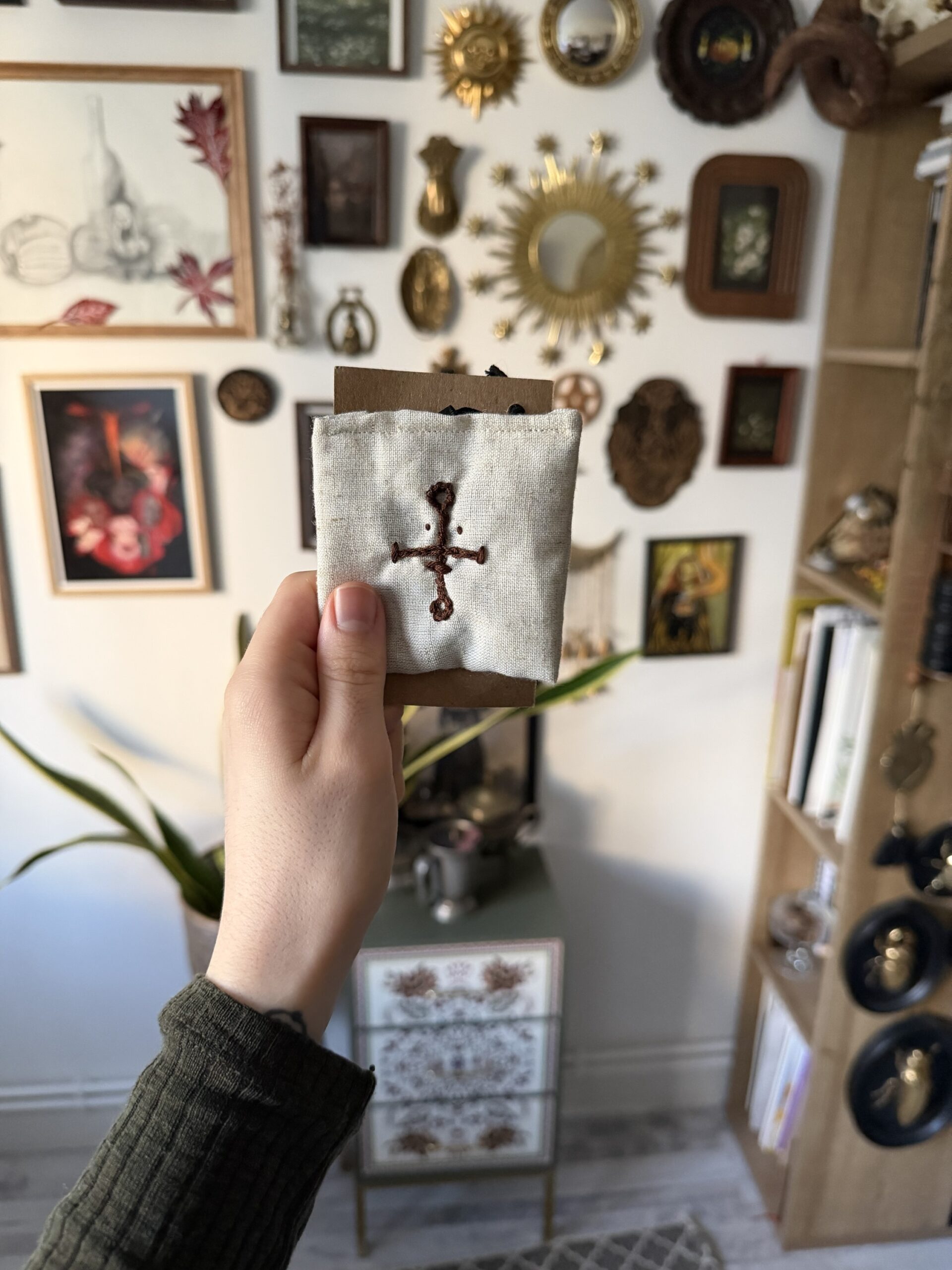 Sachet-charme en tissu - Fait main