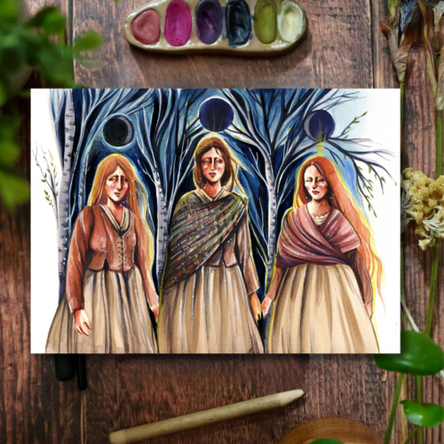 Nous venons par trois • Tirage d’art