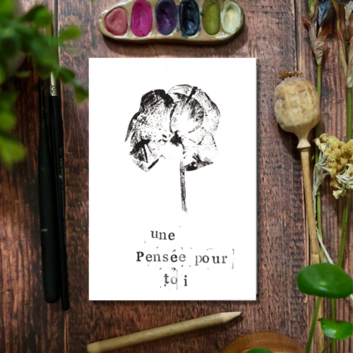 Une pensée pour toi • Tirage d’art