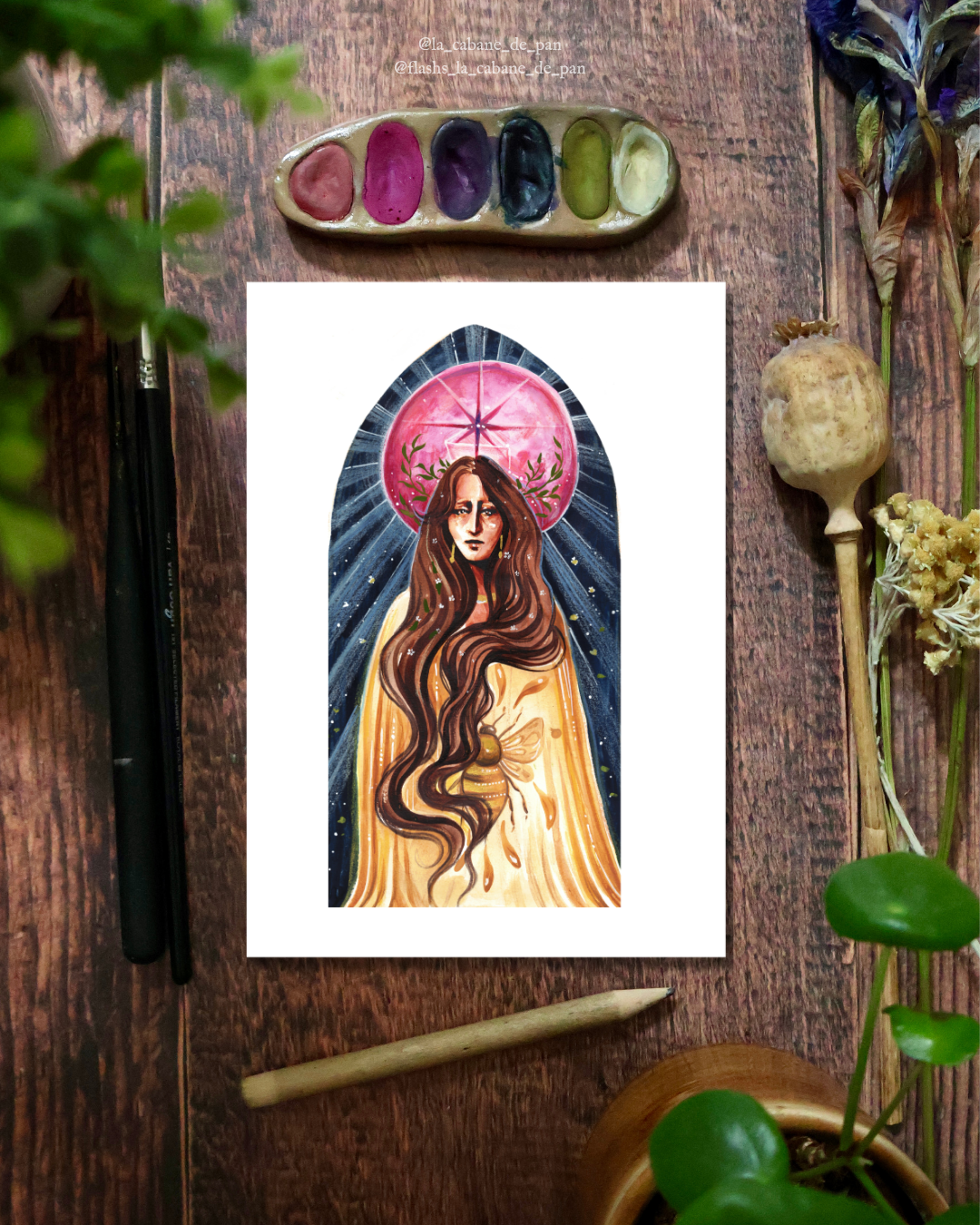 Pleine Lune en Balance • Tirage d’art collector (A5)