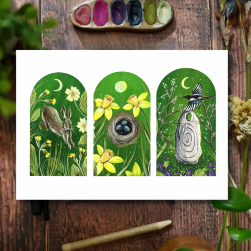 Les trois arches d'Ostara • Tirage d’art