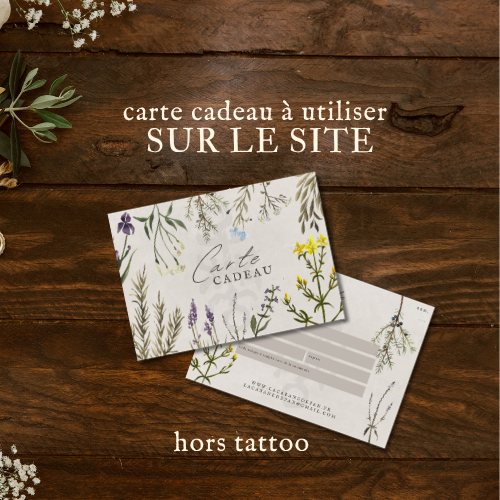 Carte cadeau numérique HORS TATTOO