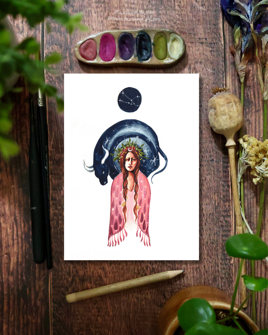 Nouvelle Lune en Taureau • Tirage d’art collector (A5)