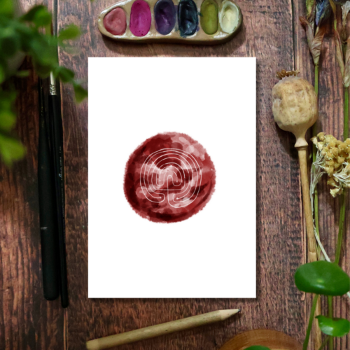 Labyrinthe de sang • Tirage d’art