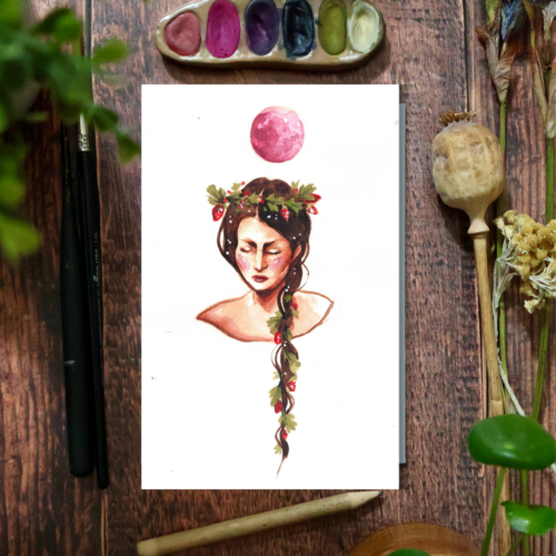 Pleine Lune en Capricorne • Tirage d’art collector (A5)