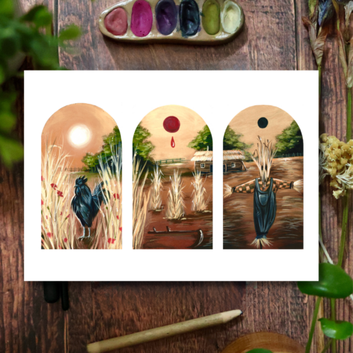 Les trois arches de Lughnasadh • Tirage d’art