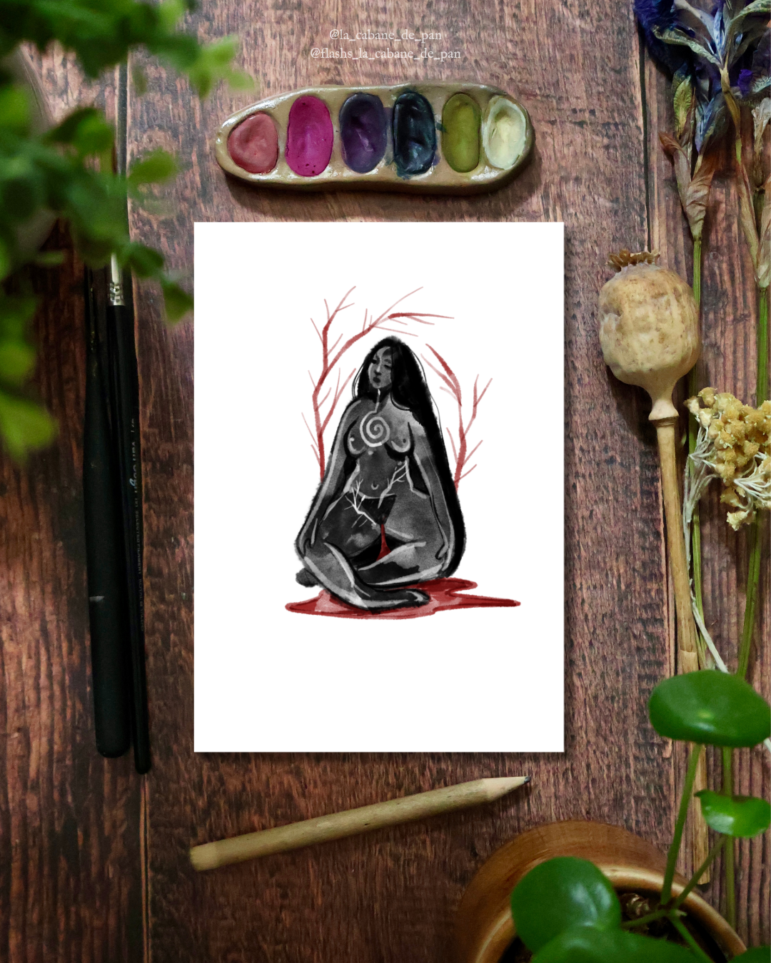 Bain de minuit • Tirage d’art
