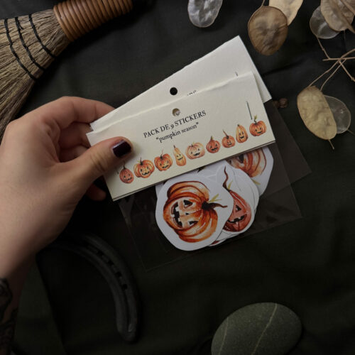 Lot de 9 stickers - Pumpkin season