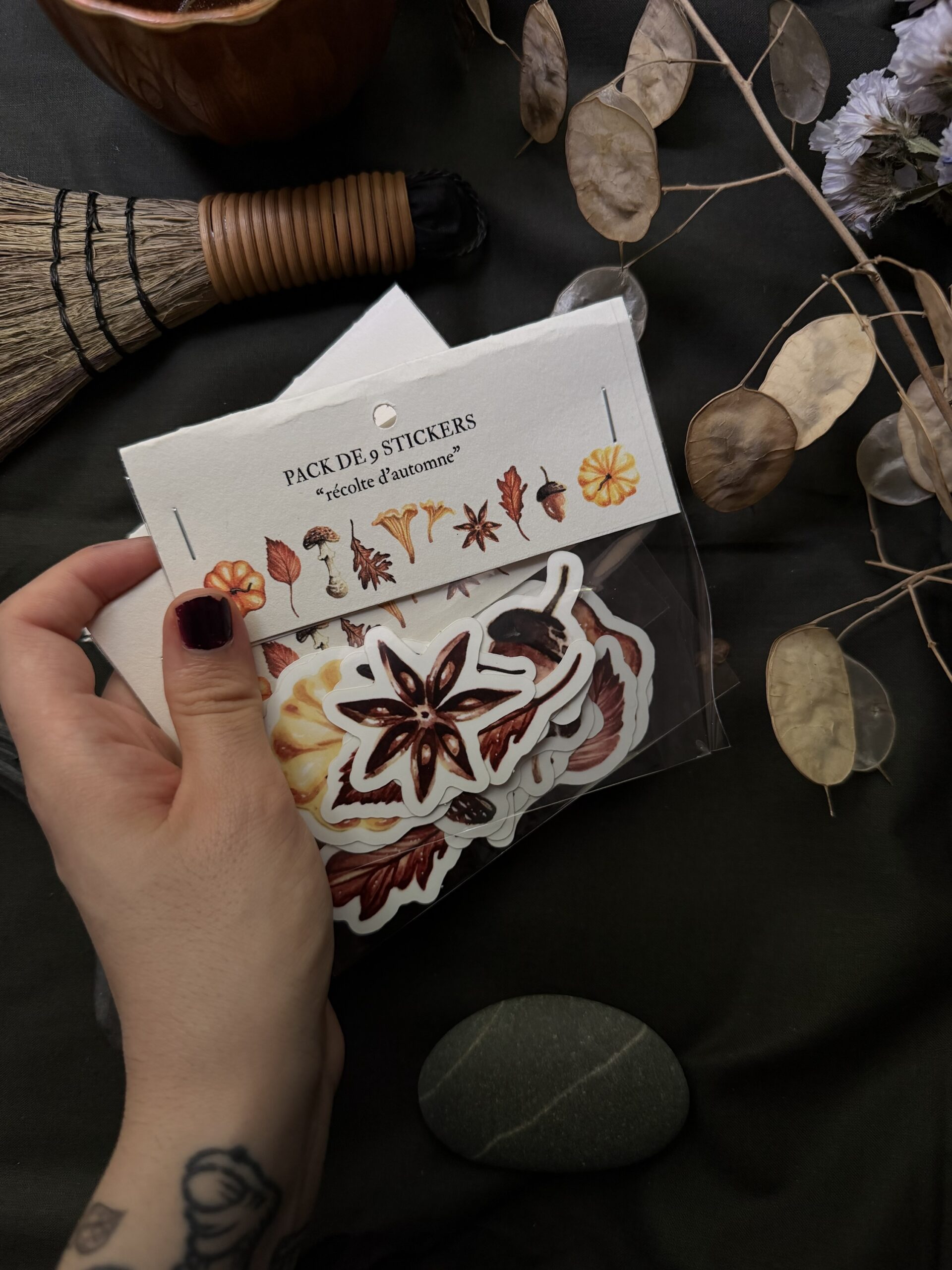 Lot de 9 stickers - Récolte d'automne – Image 2