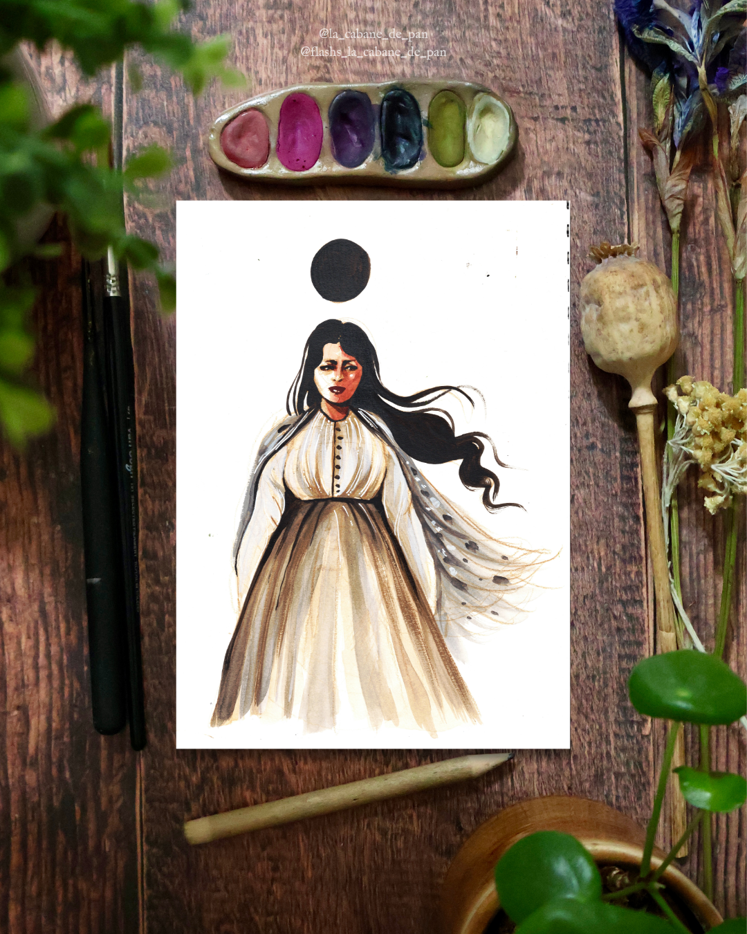 Nouvelle Lune en Vierge • Tirage d’art collector (A5)