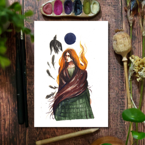 Nouvelle Lune en Balance • Tirage d’art collector (A5)