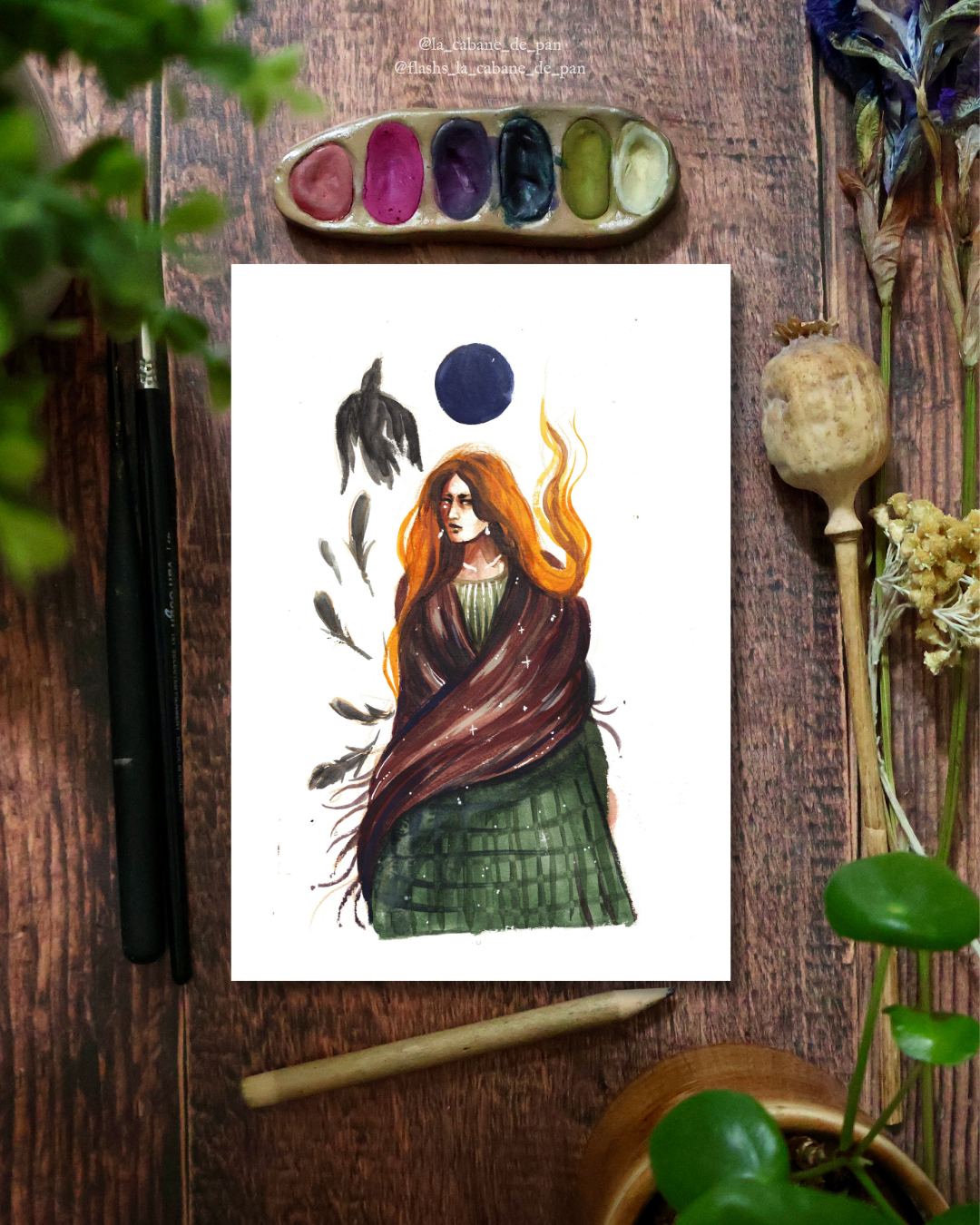 Nouvelle Lune en Balance • Tirage d’art collector (A5)