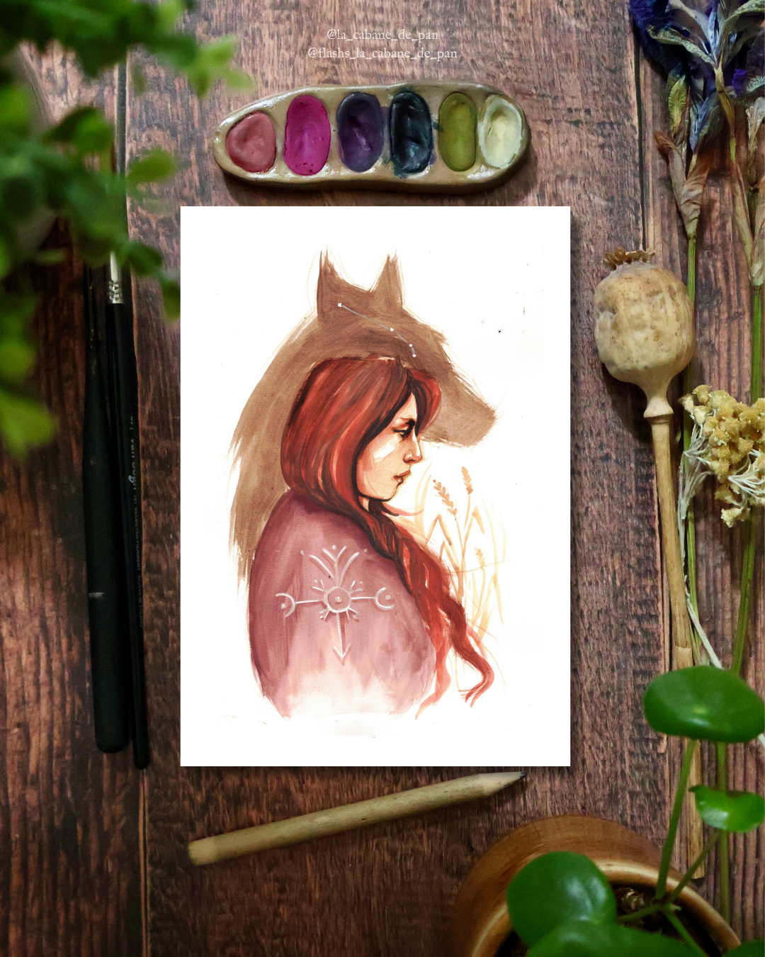 Pleine Lune en Bélier • Tirage d’art collector (A5)